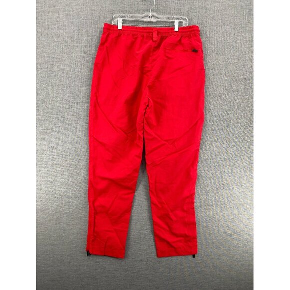 100 Thieves Foundations Nylon Red Pants Mens L 27" Windbreaker NWT - Picture 2 of 7